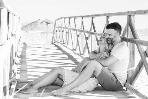 Romantisches Shooting an der Playa de Muro - Fotógrafa Anieska