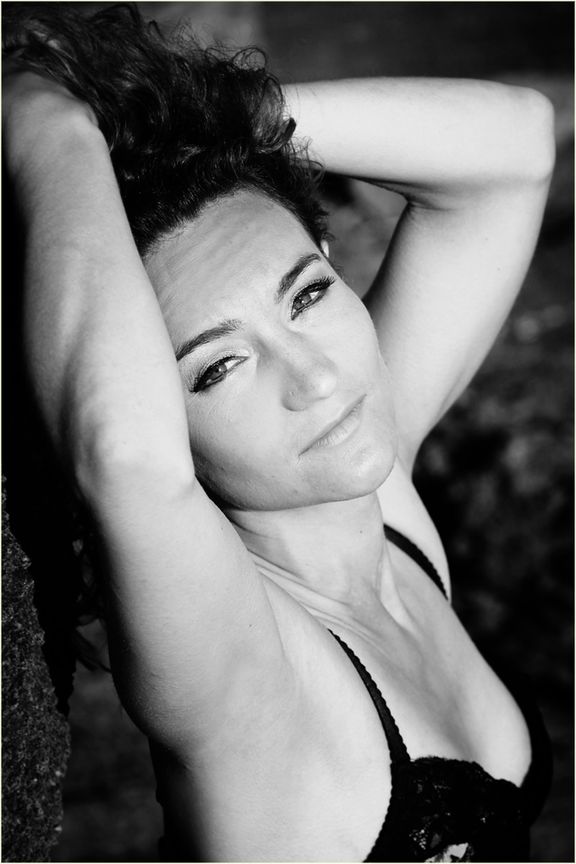 Dessous Shooting an der Küste von Mallorca - Fotógrafa Anieska