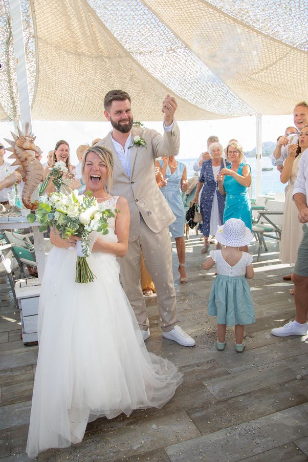 Hochzeitsauszug in Wolke 7 - Fotógrafa Anieska
