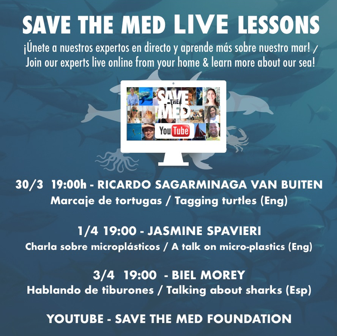 Save The Med LIVE Lessons