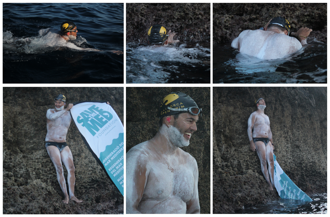 Boris swam for 11h straight to raise funds for Save The Med!
