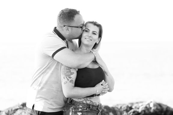 Lustige Paarfotos an der Playa de Palma - Fotógrafa Anieska