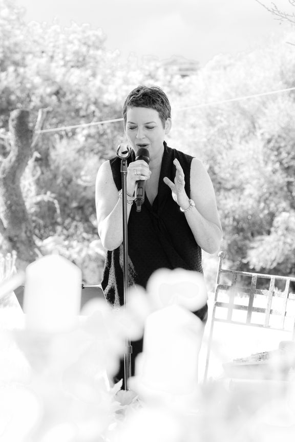 Sängerin beim Hochzeitsreportage - Fotógrafa Anieska