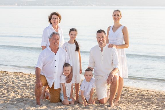 3 Generationen Fotos am Strand - Fotógrafa Anieska